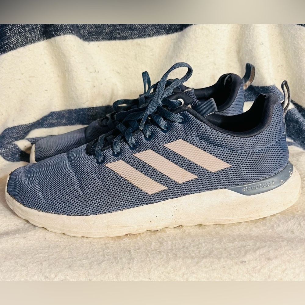Adidas Women’s soft blue and white Sneakers